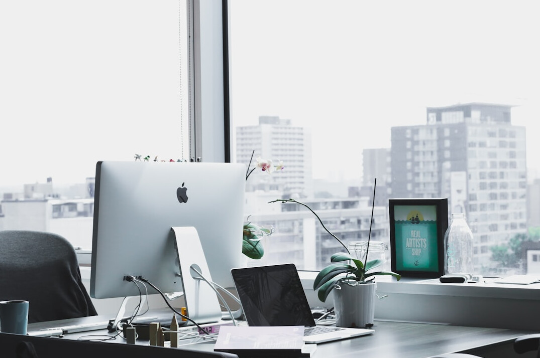 modern office workspace