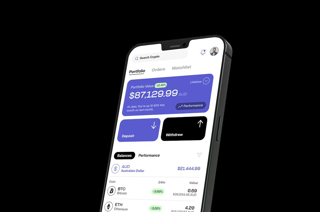 modern insurance app interface